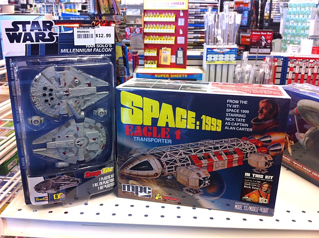 What do the Millennium Falcon and Space 1999 Eagle Have in Common