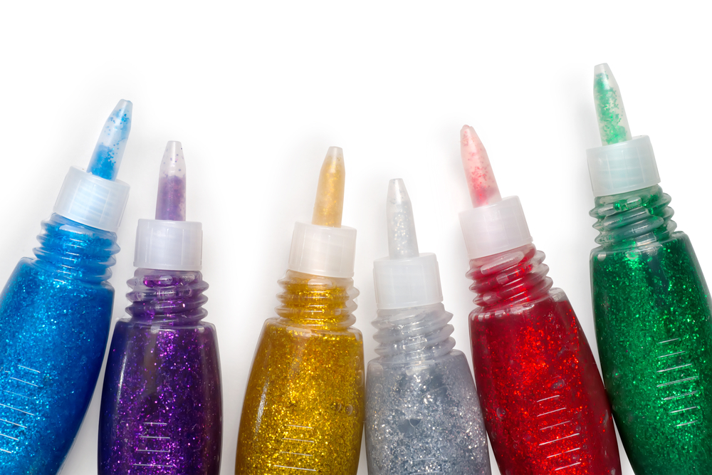 metallic colorful glitter glue for kids