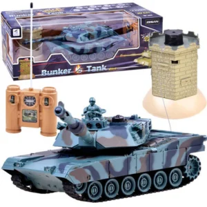 R/C BATTLE TANK M1A2 VS BUNKER