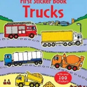 First Sticker Book Trucks