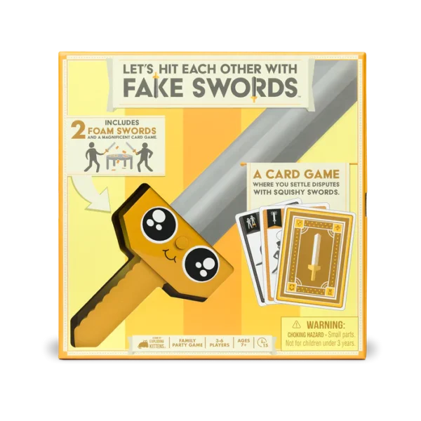 LET'S HIT EACH OTHER WITH FAKE SWORDS